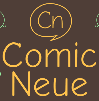 Comic Neue logo and name